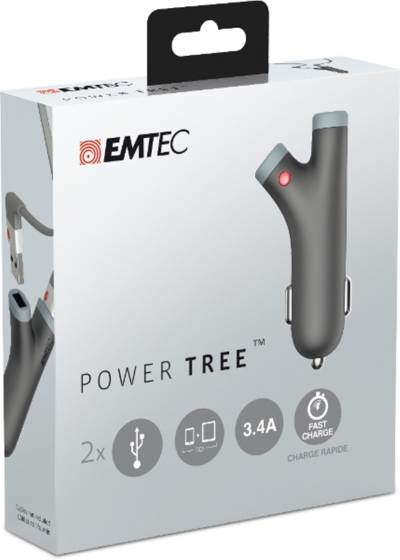 EMTEC Adattatore USB per auto Emtec Tree U200
